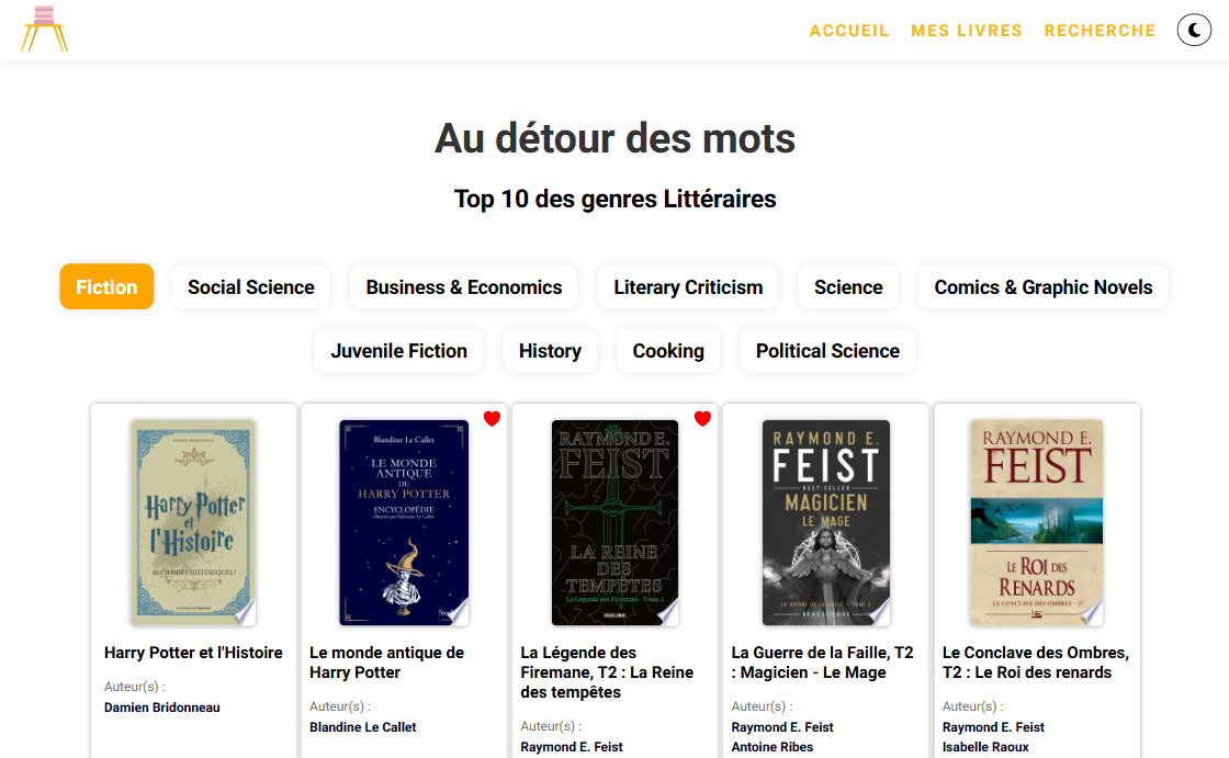 Image page d'accueil au détour des mots