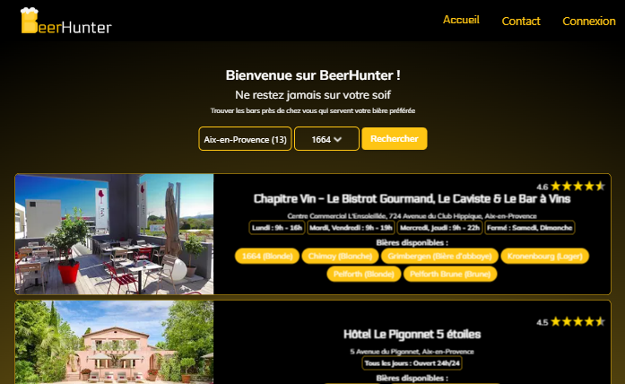 Image page d'accueil beerhunter