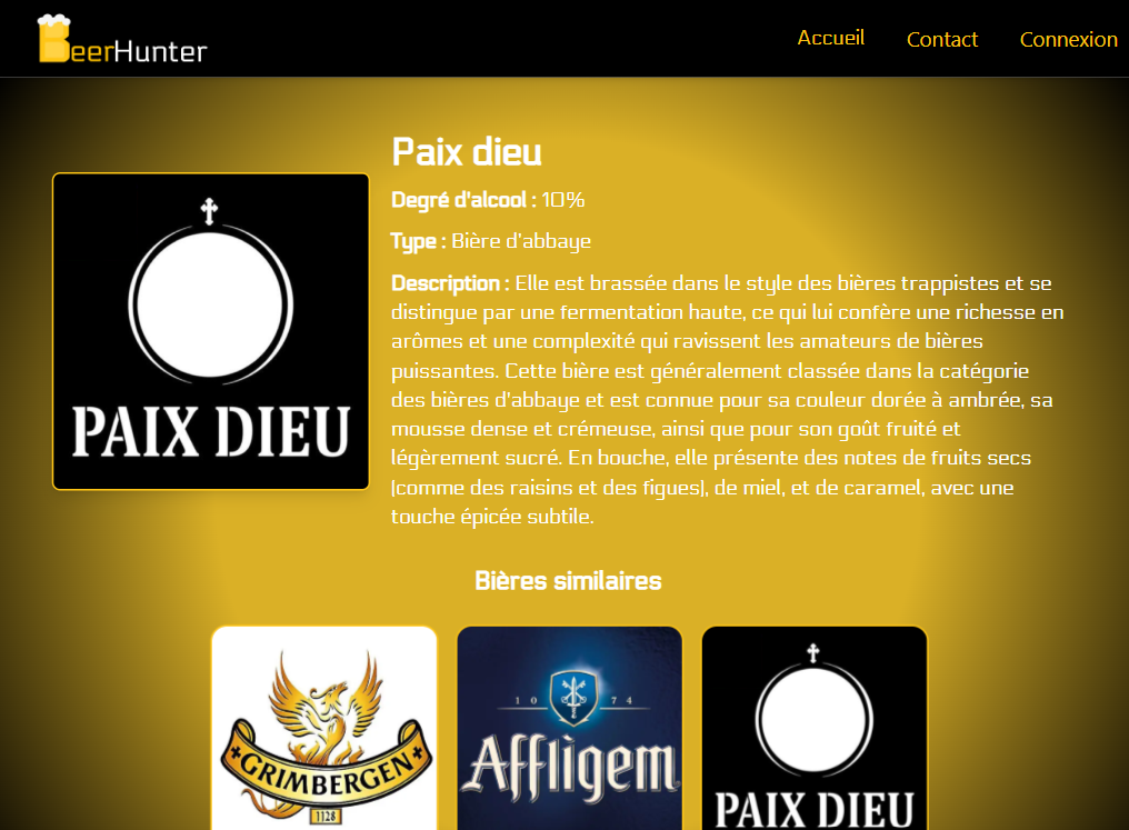 Image page d'inscription beerhunter